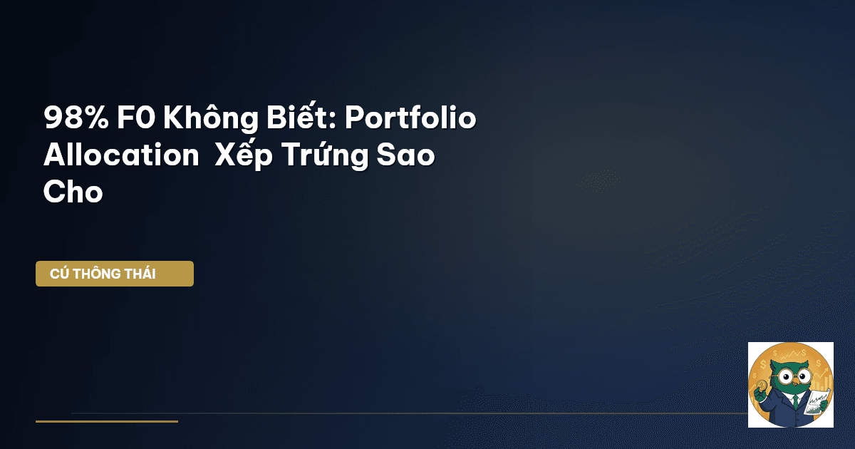 98% F0 Không Biết: Portfolio Allocation – Xếp ‘Trứng’ Sao Cho