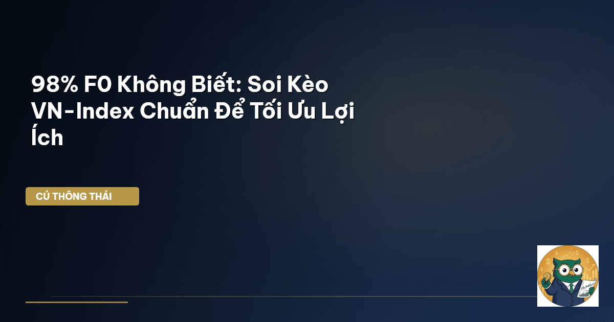 98% F0 Không Biết: Soi Kèo VN-Index Chuẩn Để Tối Ưu Lợi Ích