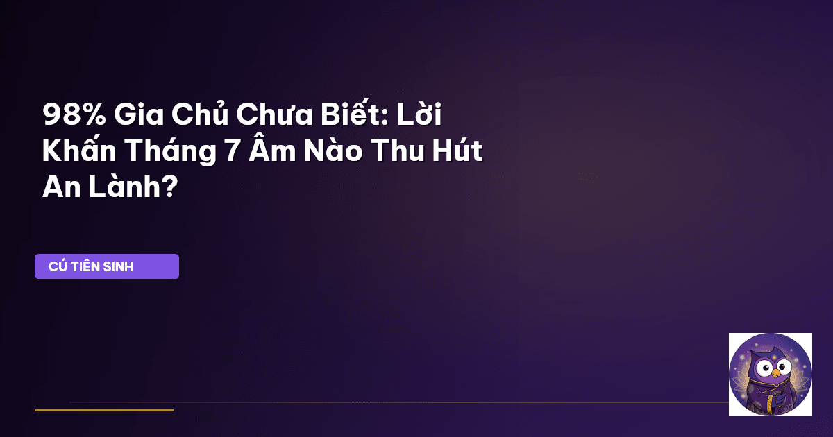 tháng 7 âm