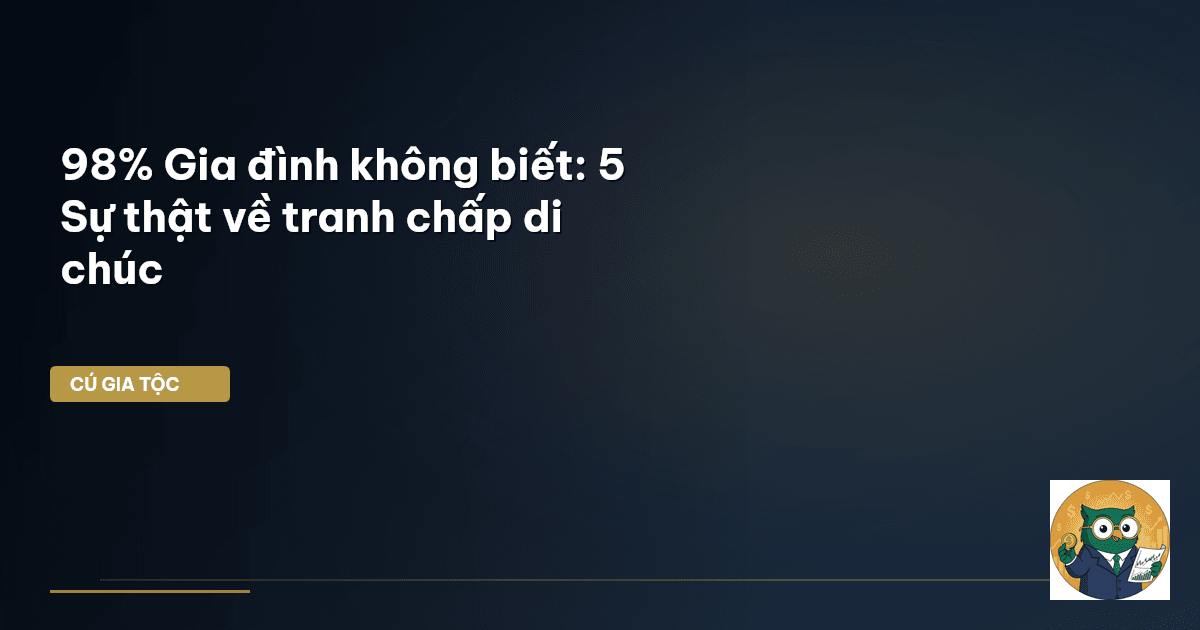 tranh chấp di chúc