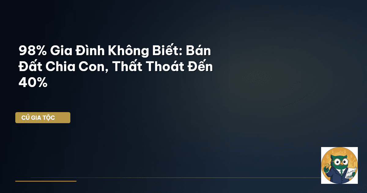 bán đất chia con