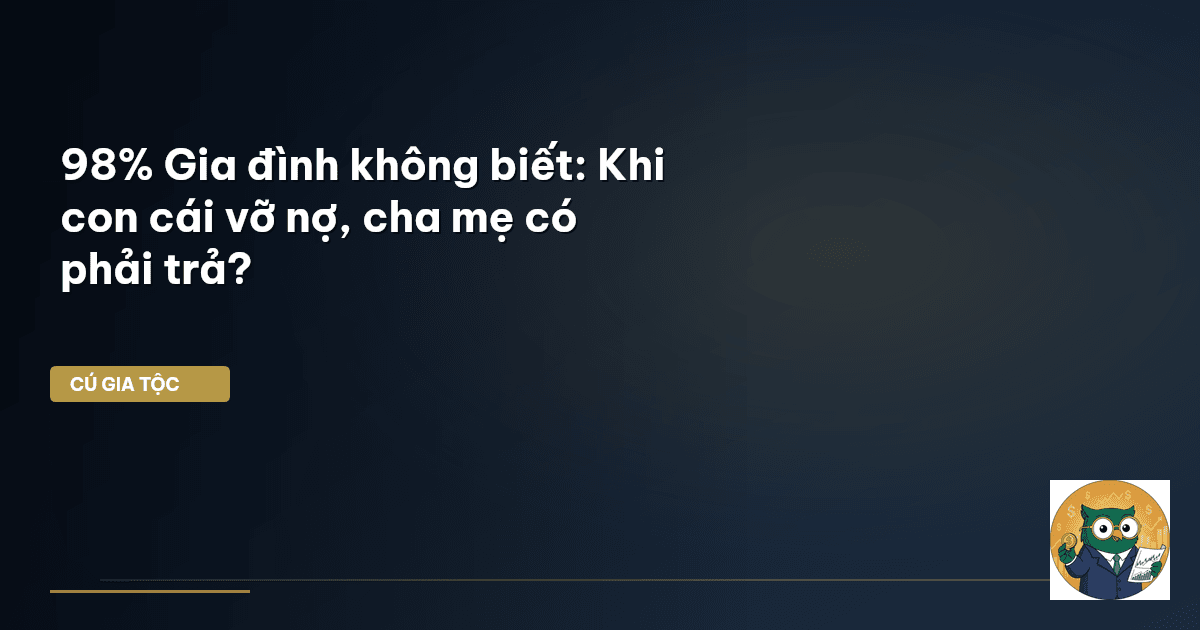 nợ xấu gia đình