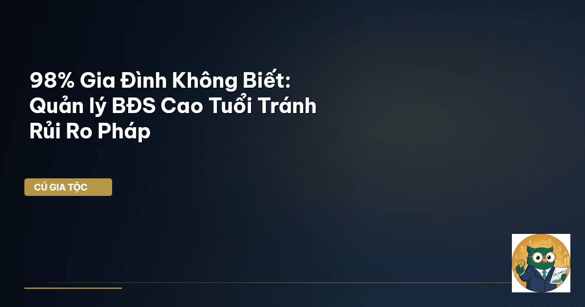 quản lý BĐS cao tuổi