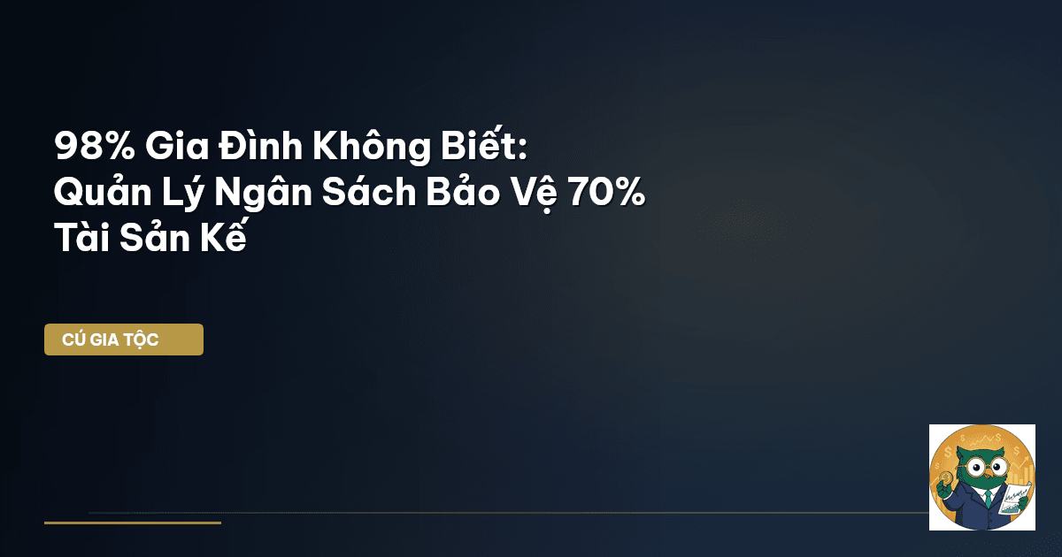 quản lý ngân sách gia đình