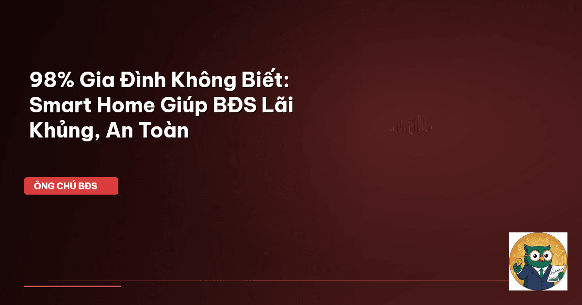 Smart Home người cao tuổi