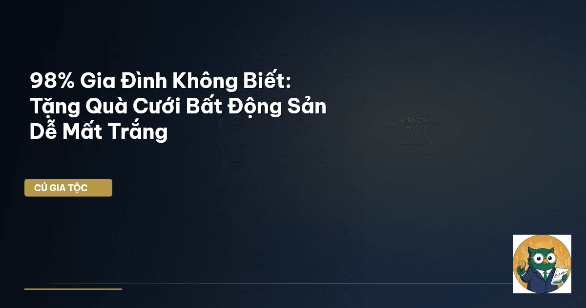 tặng quà cưới bất động sản