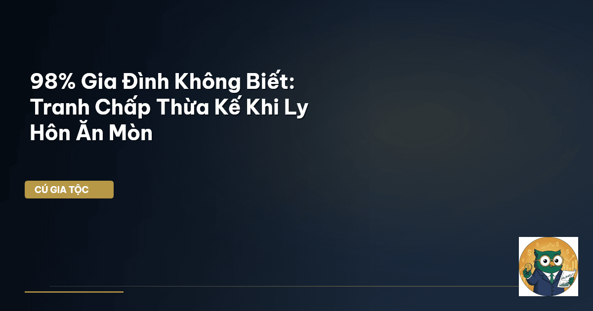 tranh chấp thừa kế ly hôn