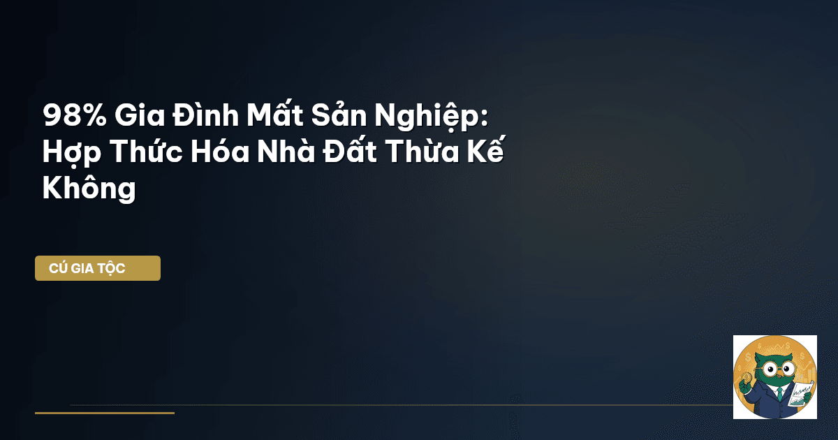 hợp thức hóa nhà đất