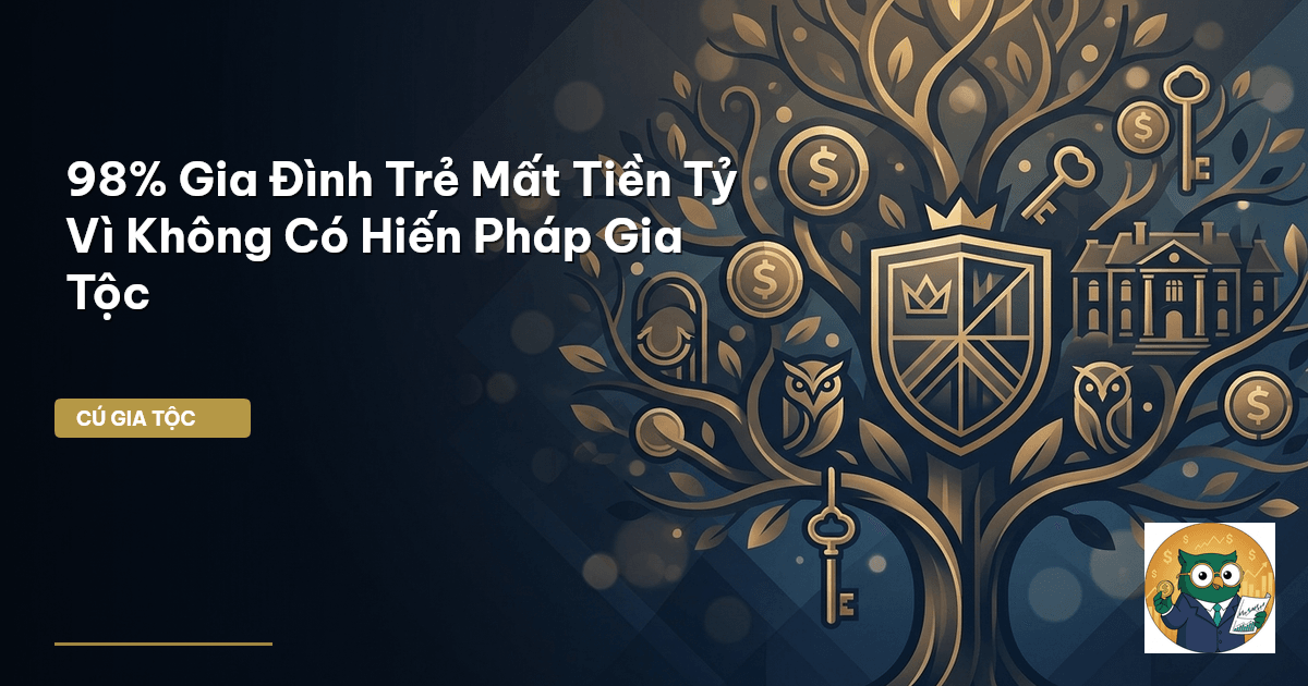 98% Gia Đình Trẻ Mất Tiền Tỷ Vì Không Có Hiến Pháp Gia Tộc