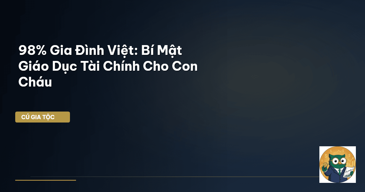 giáo dục tài chính cho con