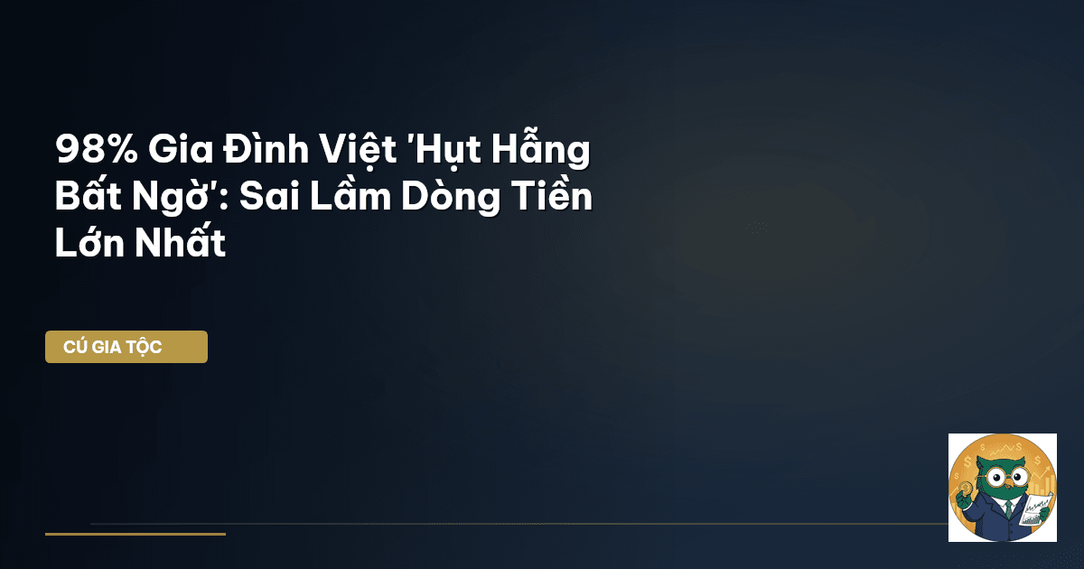 quản lý dòng tiền gia đình