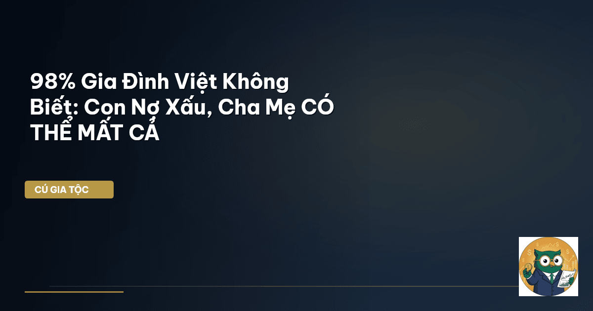 nợ xấu gia đình