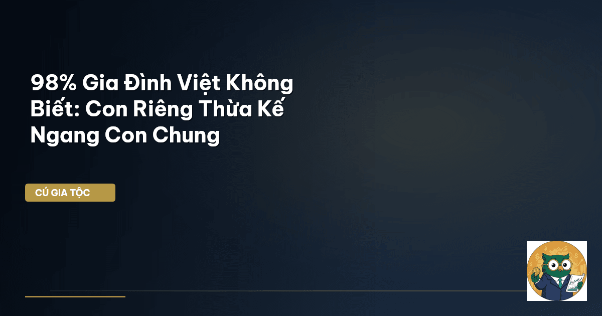 thừa kế con riêng