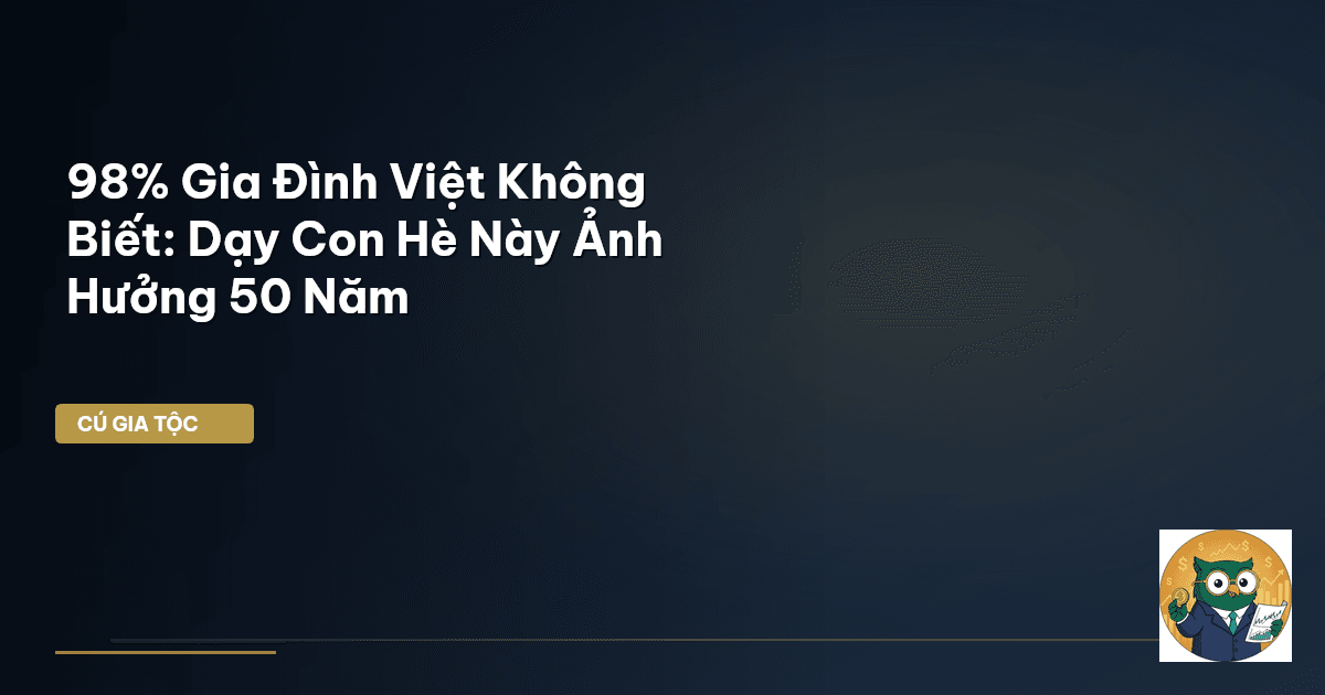 dạy con chi tiêu