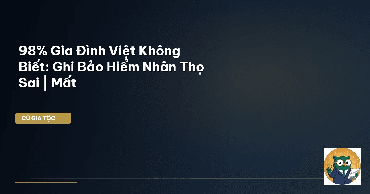 bảo hiểm nhân thọ di chúc
