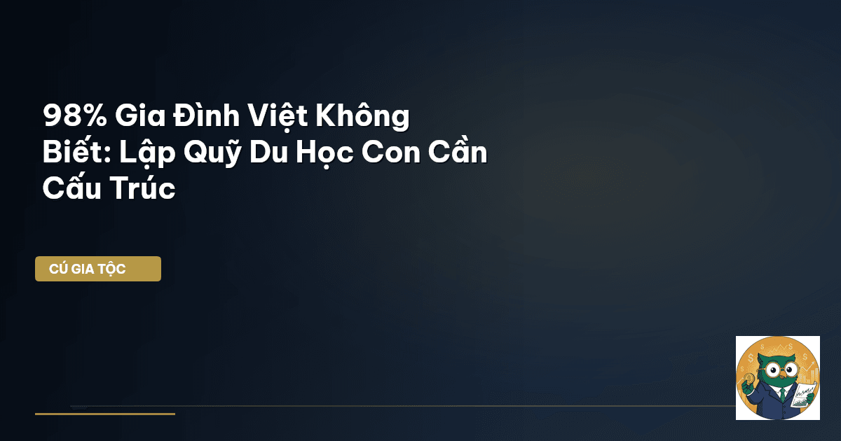 lập quỹ du học