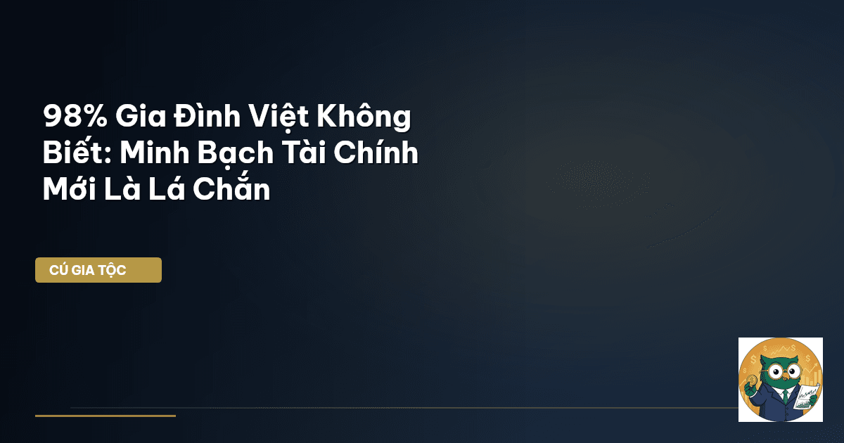 minh bạch tài chính gia đình