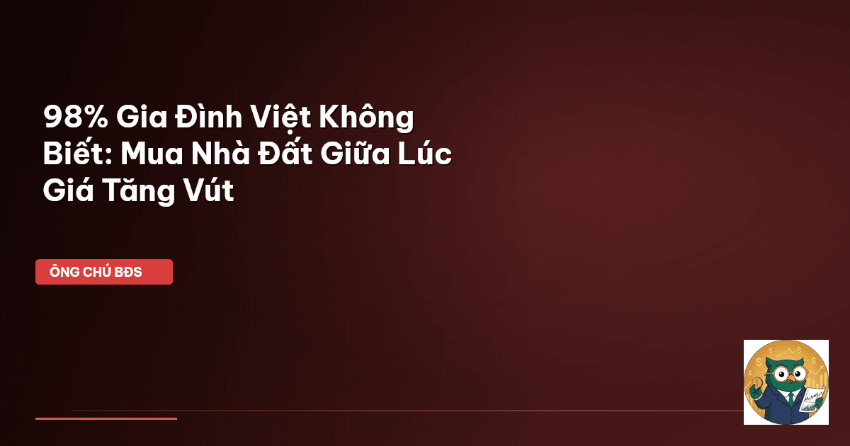 mua nhà giá tăng