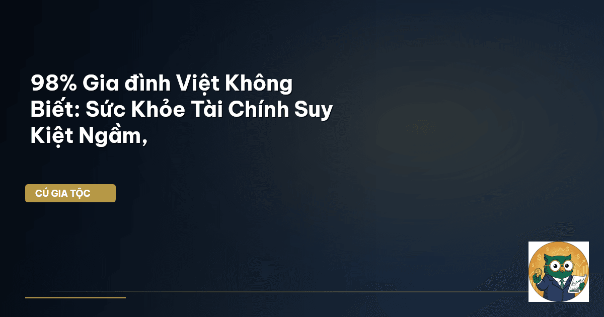 sức khỏe tài chính gia đình