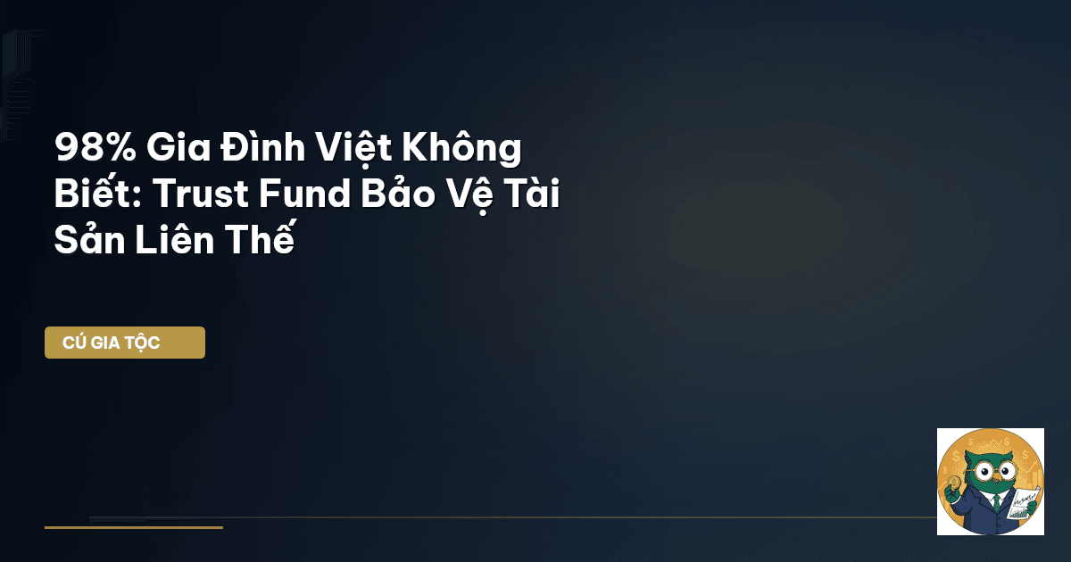 98% Gia Đình Việt Không Biết: Trust Fund Bảo Vệ Tài Sản Liên Thế