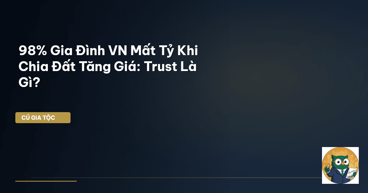 98% Gia Đình VN Mất Tỷ Khi Chia Đất Tăng Giá: Trust Là Gì?