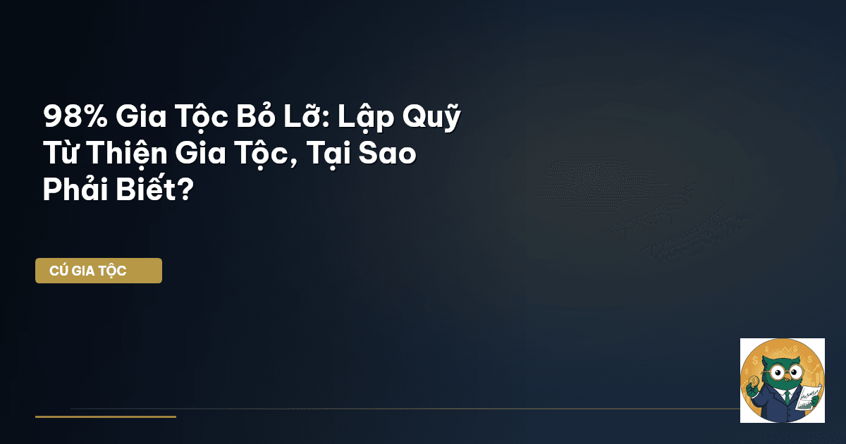 quỹ từ thiện gia tộc