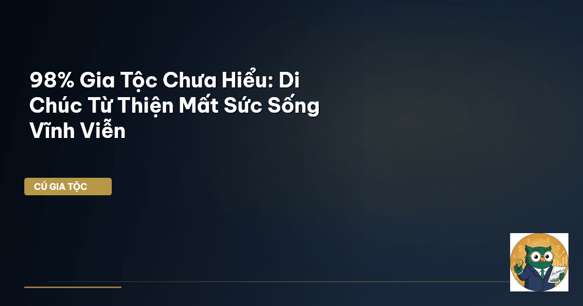 di chúc từ thiện