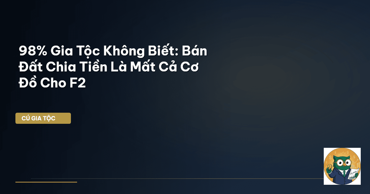 98% Gia Tộc Không Biết: Bán Đất Chia Tiền Là Mất Cả Cơ Đồ Cho F2