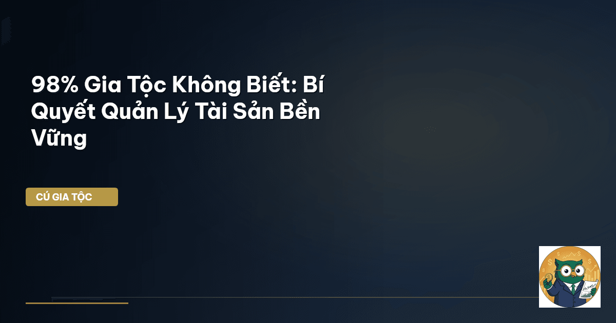 quản lý tài sản gia đình