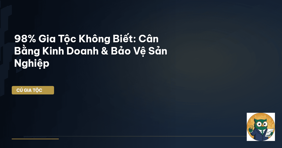cân bằng kinh doanh gia đình