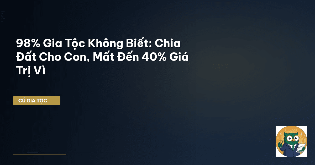 chia đất cho con