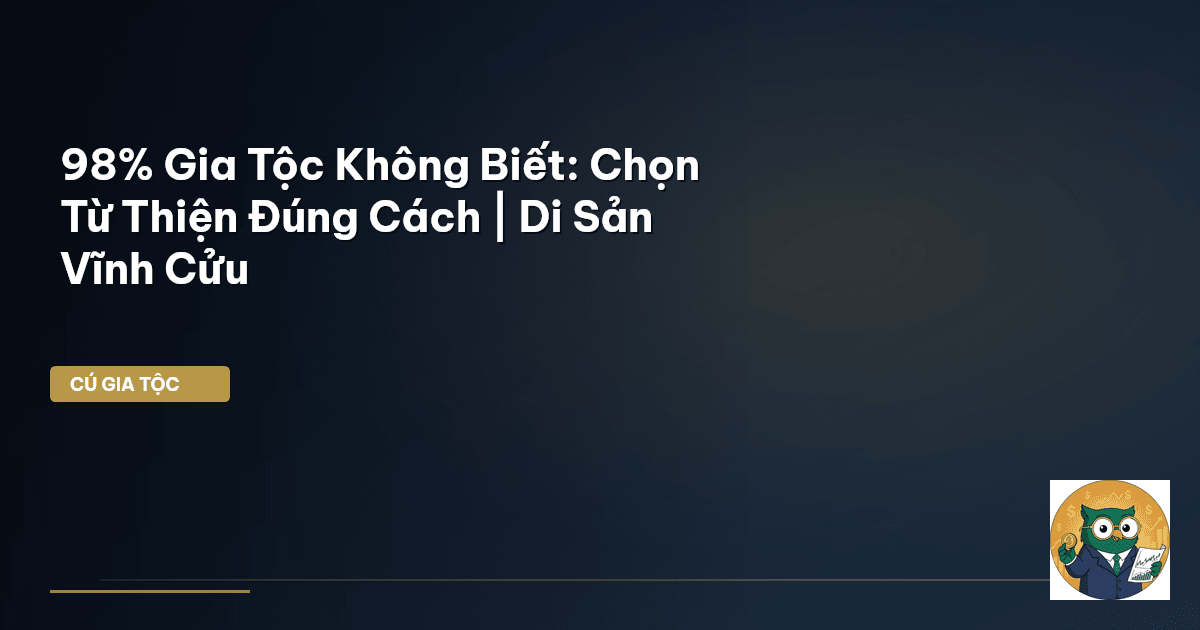 từ thiện gia tộc