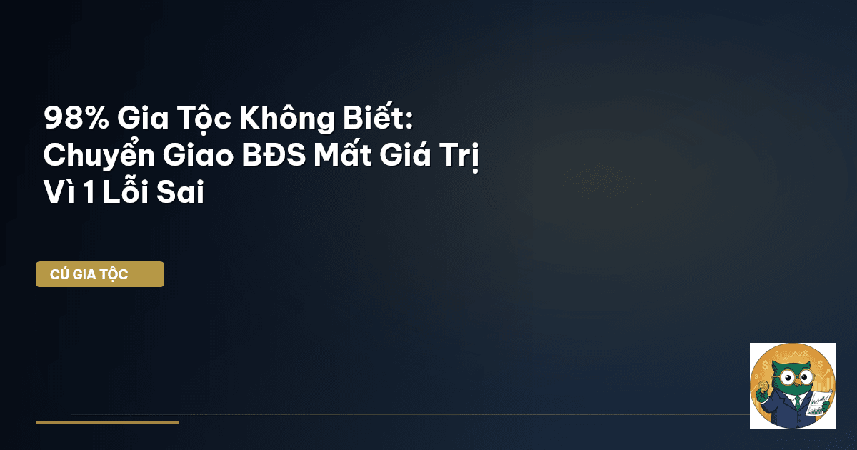 chuyển giao bất động sản