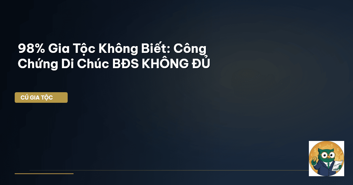 công chứng di chúc BĐS