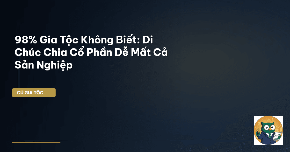 phân chia cổ phần doanh nghiệp gia đình