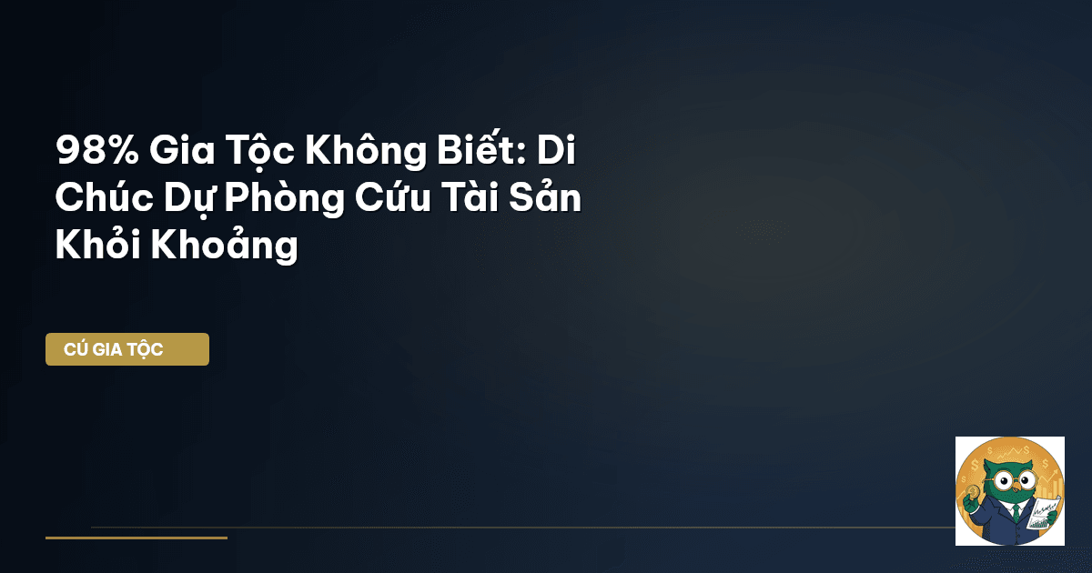 di chúc dự phòng