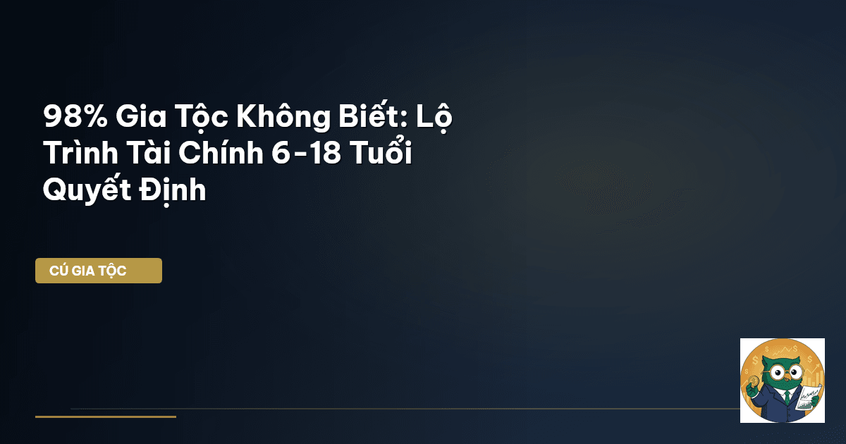 lộ trình tài chính trẻ em