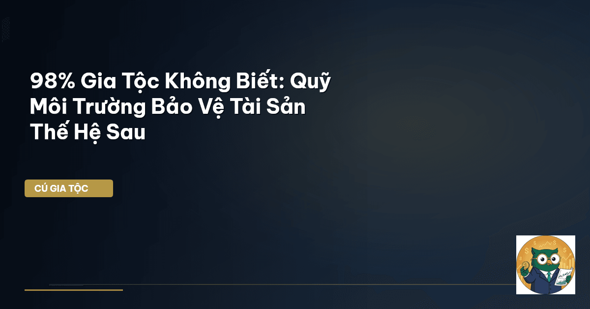 quỹ từ thiện môi trường