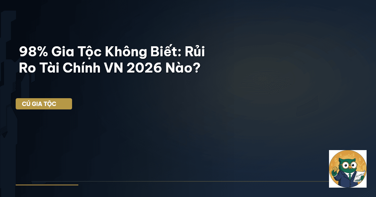 98% Gia Tộc Không Biết: Rủi Ro Tài Chính VN 2026 Nào?
