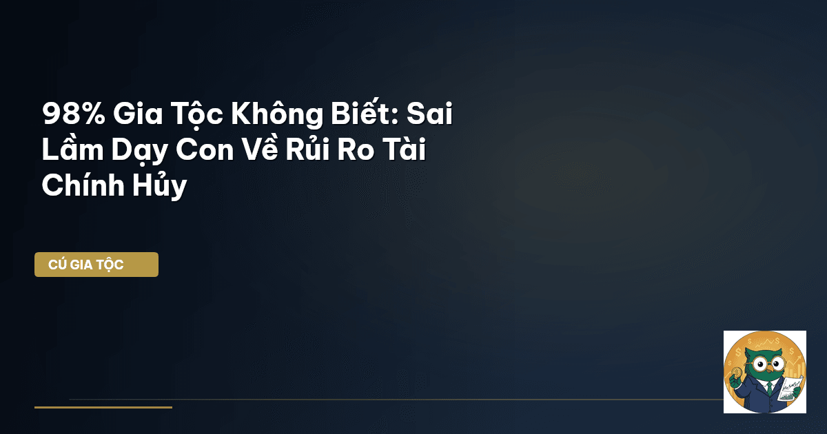 dạy con tài chính
