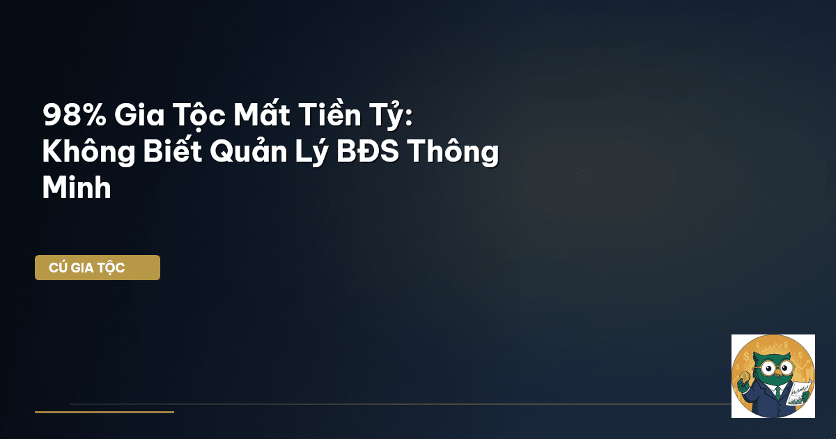 quản lý bất động sản gia tộc
