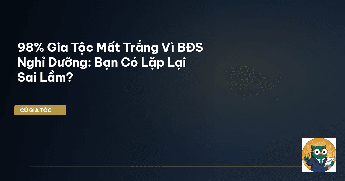 98% Gia Tộc Mất Trắng Vì BĐS Nghỉ Dưỡng: Bạn Có Lặp Lại Sai Lầm?