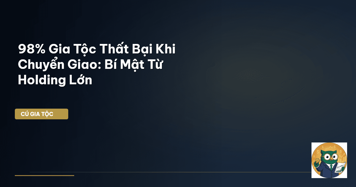98% Gia Tộc Thất Bại Khi Chuyển Giao: Bí Mật Từ Holding Lớn