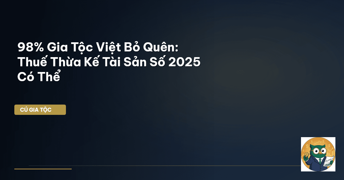 thuế thừa kế tài sản số