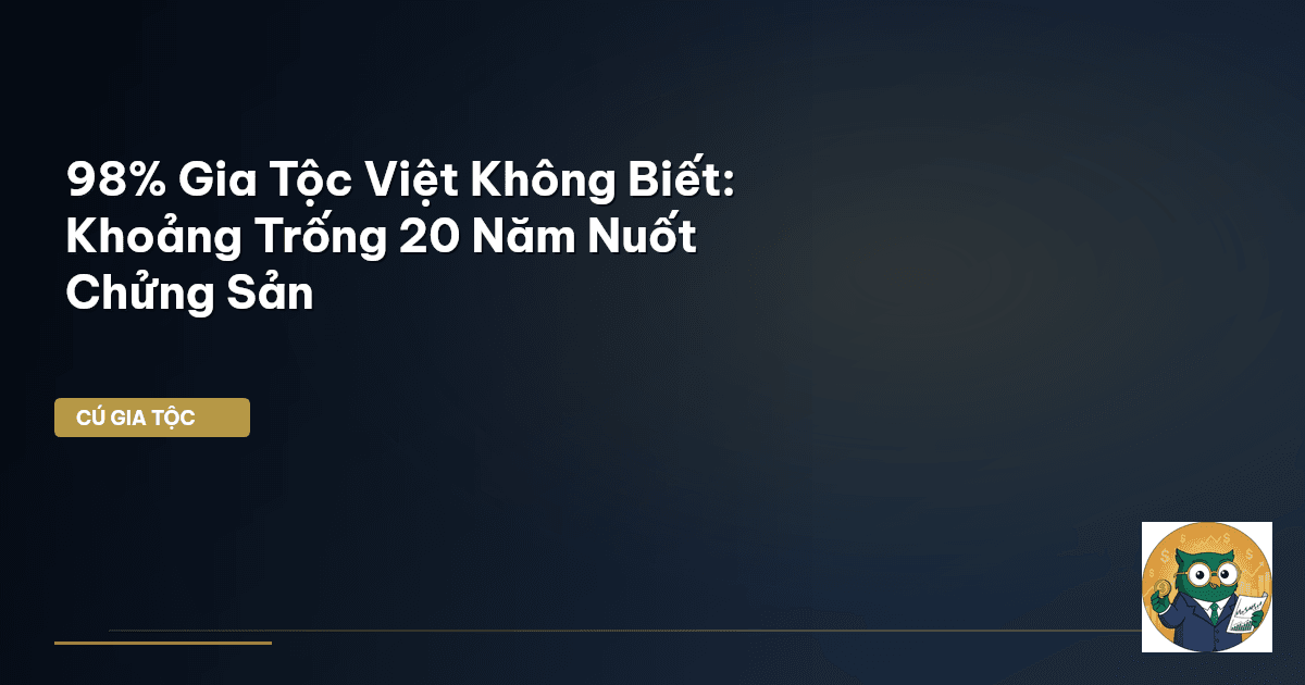 98% Gia Tộc Việt Không Biết: Khoảng Trống 20 Năm Nuốt Chửng Sản