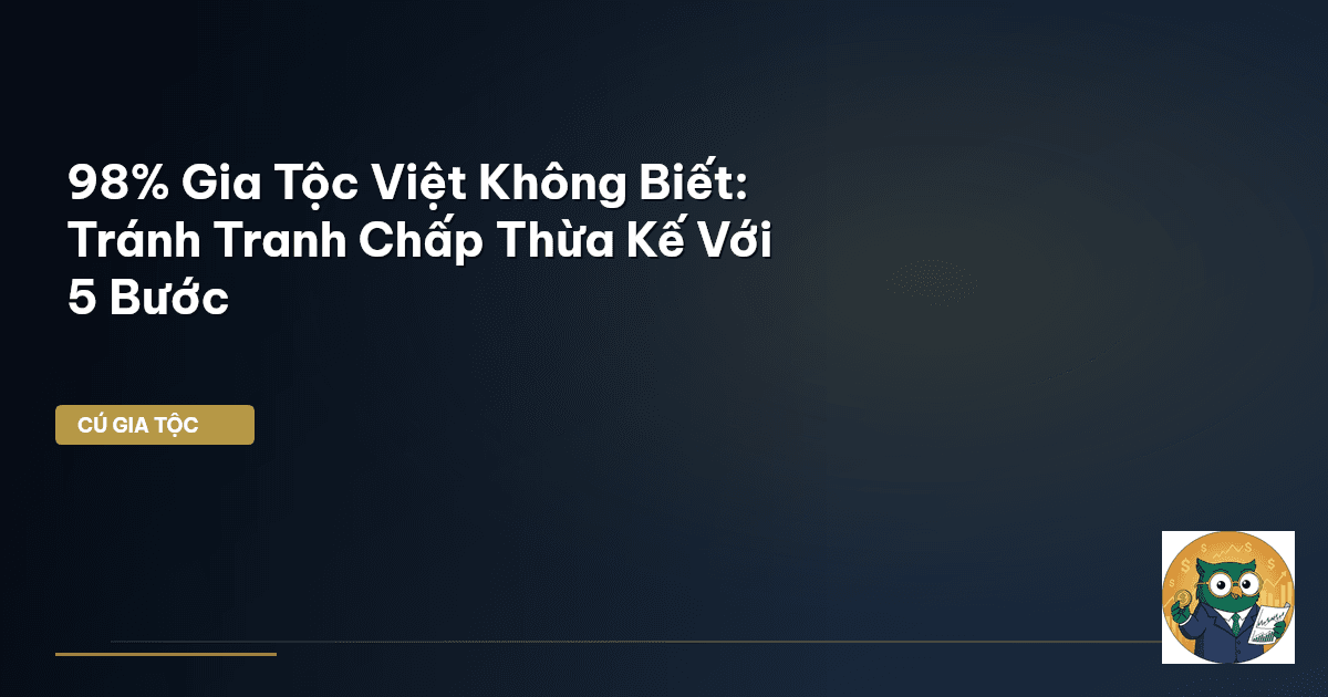 tránh tranh chấp thừa kế