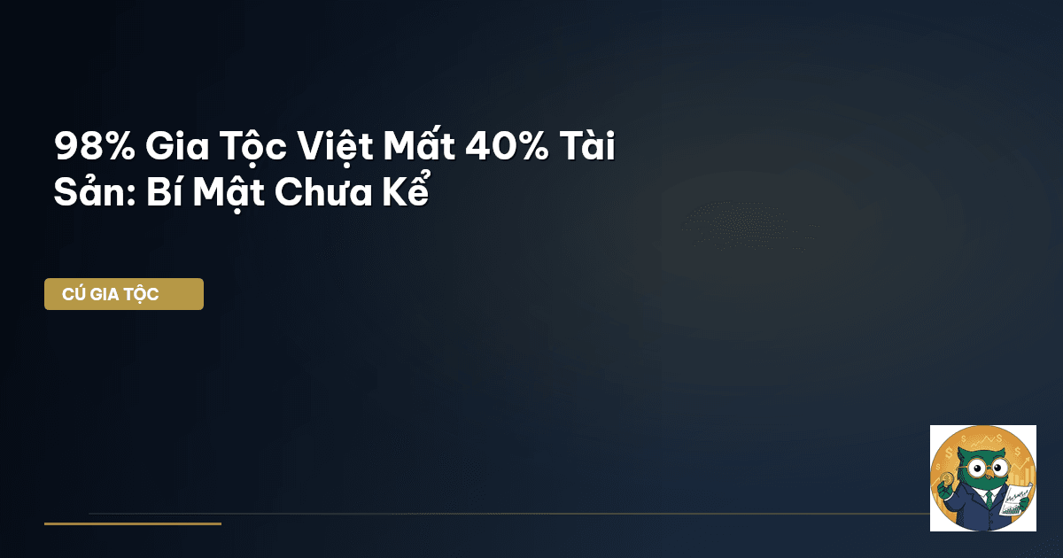 98% Gia Tộc Việt Mất 40% Tài Sản: Bí Mật Chưa Kể