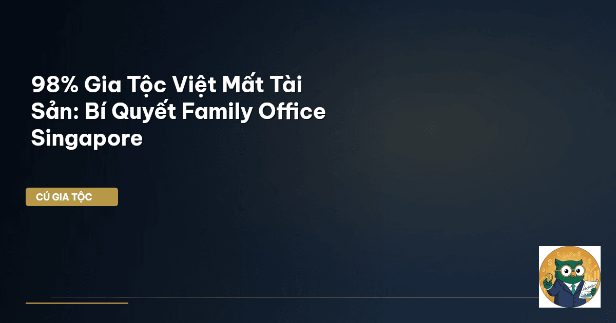 98% Gia Tộc Việt Mất Tài Sản: Bí Quyết Family Office Singapore
