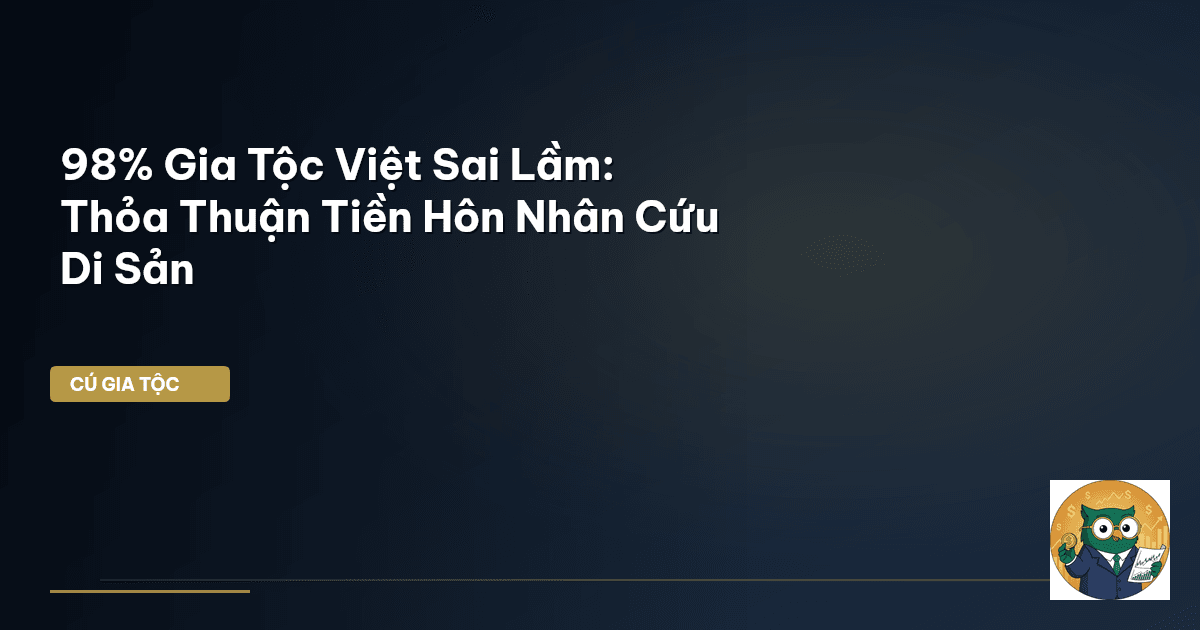 thỏa thuận tiền hôn nhân