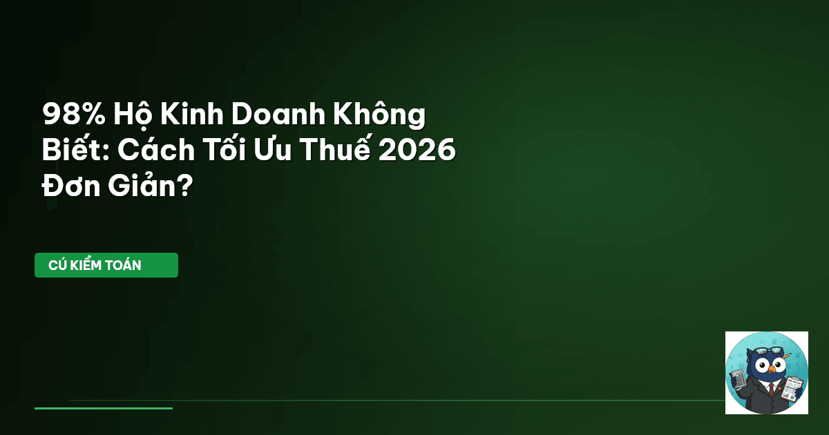 thuế hộ kinh doanh